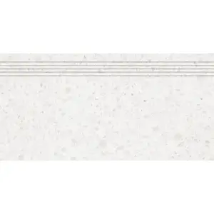 Schodovka Rako Porfido biela 30x60 cm mat / lesk DCPSE810.1