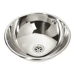 Umývadlo Sanela 38x38 cm nerez bez otvoru pre batériu SLUN45