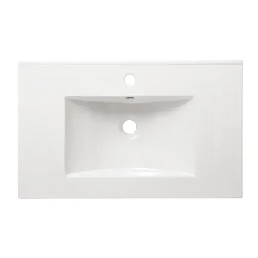 Nábytkové umývadlo Naturel Modena 76x46 cm otvor pre batériu uprostred M7546