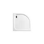 Kaldewei Zirkon sprchová vanička štvrťkruhová 80x80 cm smaltovaná oceľ alpská biela 456535003001 KW6002PEPA