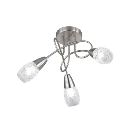 Stropné osvetlenie Reality Colmar nikel R60023007