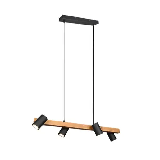 Trio Marley závesné osvetlenie čierna 312490432 TR312490432