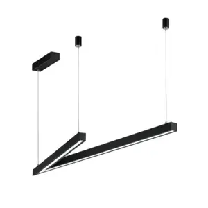 LED závesné osvetlenie Cinque Cicanto čierna 375010132