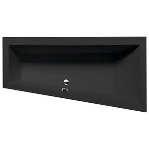 Polysan ANDRA R asymetrická vaňa 90x170 cm akrylát pravá čierna 81511BM