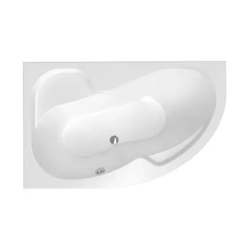 Asymetrická vaňa Laguna Fortuna Plus 160x100 cm akrylát ľavá FO1600LPLUS