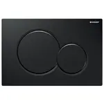 Geberit Sigma01 ovládacie tlačidlo plast čierny lesk 115.770.DW.5