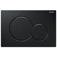 Geberit Sigma01 ovládacie tlačidlo plast čierny lesk 115.770.DW.5