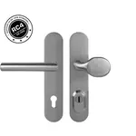 Bezpečnostné kovanie MPK Securo nerez elox s prekrytím pre vstupné dvere SECUROBNMAKL92