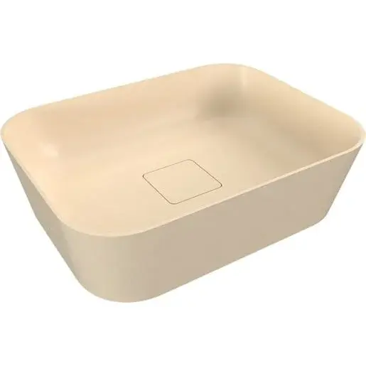 Polysan Banera umývadlo na dosku 49,5x34,5 cm béžová mat bez prepadu 14596.81