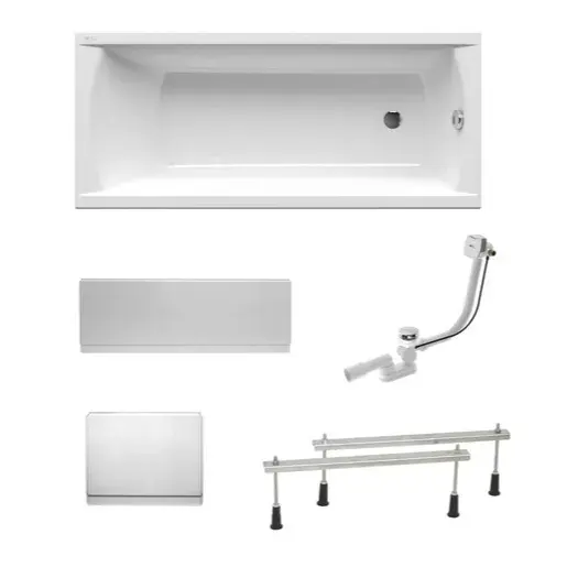 Obdĺžniková vaňa SAT Fusion 170x70 cm akrylát ľavá aj pravá SATVR170APNP