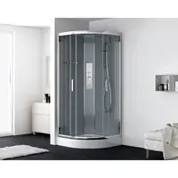 Sprchový box štvrťkruh 90x90 cm SAT SATBOXS90CRT