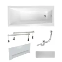 Obdĺžniková vaňa Laguna Idea Plus 150x75 cm akrylát ľavá aj pravá SIKOID1500ANP