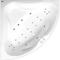 Masážna vaňa SIKO Royale 150x150 cm MEDIUM akrylát ľavá aj pravá SIKOHMMRO150