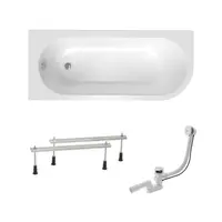 Asymetrická vaňa Laguna Rajka 170x72,5 cm akrylát ľavá SIKOVRAJ170LAN