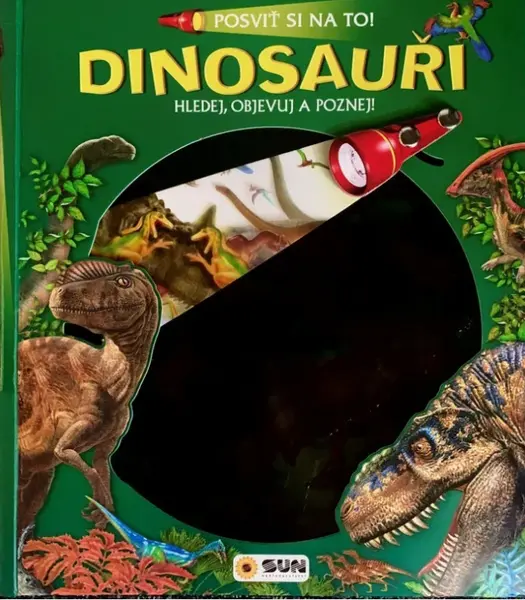 Posviť si na to - Dinosauři - Knížka s baterkou (Defekt)