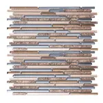 Sklenená mozaika Premium Mosaic bronze 30x30 cm lesk MOSMIXBRONZE