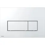 Ovládacie tlačidlo Alca plast chróm lesk M571