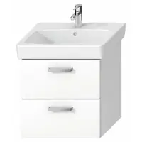 Kúpeľňová skrinka pod umývadlo Jika Lyra Plus Viva 54x41,6x55 cm biela H40J3844023001