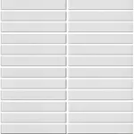 Keramická mozaika Premium Mosaic Kit Kat white 30x30 cm mat MOSKK2WHM