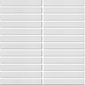 Keramická mozaika Premium Mosaic Kit Kat white 30x30 cm mat MOSKK2WHM
