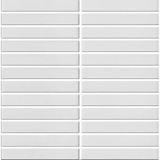 Keramická mozaika Premium Mosaic Kit Kat white 30x30 cm mat MOSKK2WHM