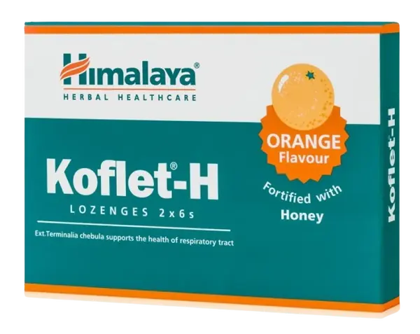 HIMALAYA Koflet-H Orange 12 pastilek