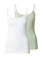 JDY Top 'JDYAVA'  pastelovo zelená / biela