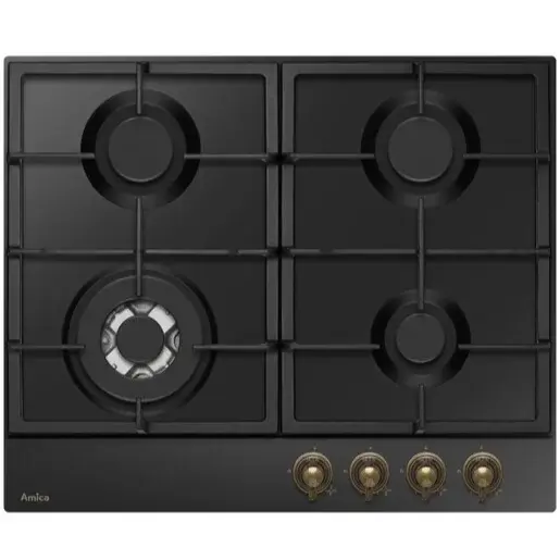 Plynová varná doska Amica čierna DRP6412DB