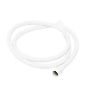 Sprchová hadica SAT B-Way so zámkom proti pretočeniu biela matná SATBSHPBWB