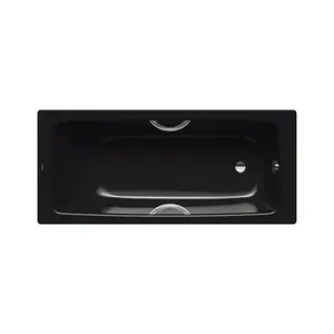 Kaldewei Cayono Star obdĺžniková vaňa 160x70 cm smaltovaná oceľ ľavá aj pravá black 275430000701