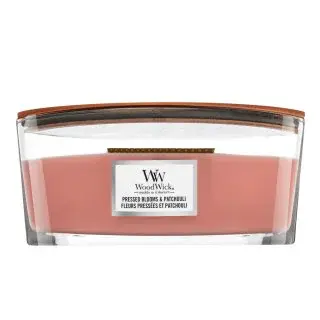 Woodwick Pressed Blooms & Patchouli vonná svíčka 453,6 g