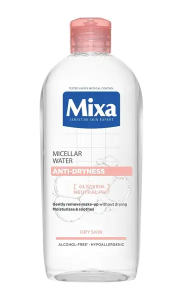 Mixa Micelární voda proti vysušování pleti 400 ml