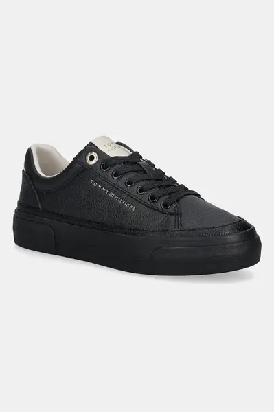 Tenisky Tommy Hilfiger TH PLATFORM SNEAKER TUMBLED LTR