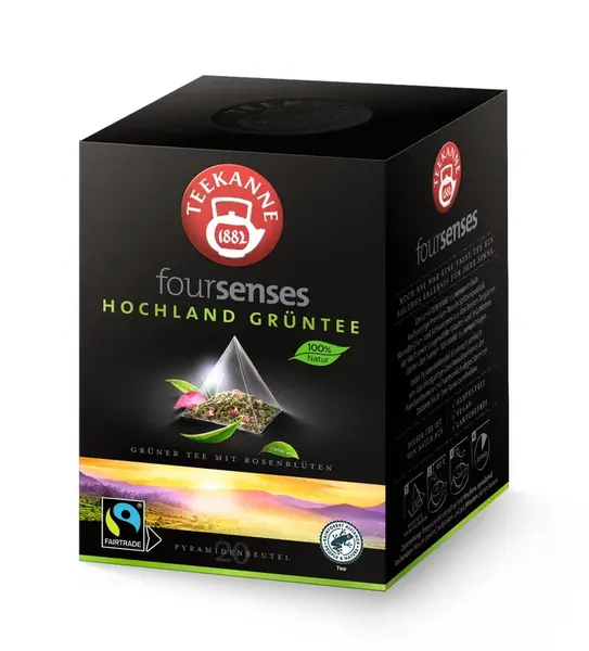 Teekanne Foursenses Hochland Grüntee porcovaný čaj 20x2 g