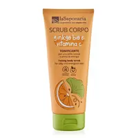 LASAPONARIA Tělový peeling s BIO ginkgo bilobou a vit. C 200 ml