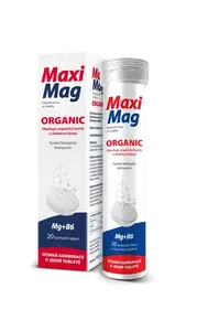 MaxiMag Organic 20 šumivých tablet