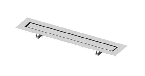 Tece - Sprchový žlab 150 cm, pro nalepení dlažby, s krytem, nerez 651500