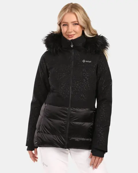 Dámská lyžařská bunda s integrovaným vyhříváním kilpi lena-w černá 44