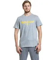 Meatfly pánské tričko Tomas Never Too Old Grey / Gold | Šedá | Velikost L | 100% bavlna