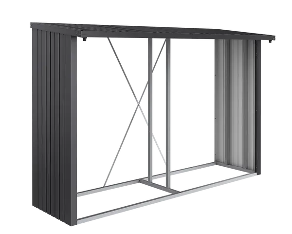 Biohort Dřevník Woodstock 300, tmavě šedá metalíza
