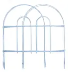 Zahradní plůtek 45 cm x 3 m bílá (7 ks) MA409903
