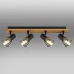 Svítidlo 54307-4W hnědé dřevo  LS4