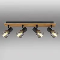 Svítidlo 54307-4W hnědé dřevo  LS4