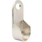 Držák oválné šatní tyče 30x15mm, zinkovaný, 2 ks