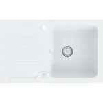 Dřez granitový 1K 780X480 bílý
