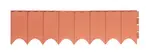 Travní lem GARDEN FENCE terakota 5,9 m PRIKRR-R624