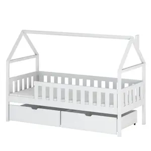 Posteľ Domček Domi 80x160 white