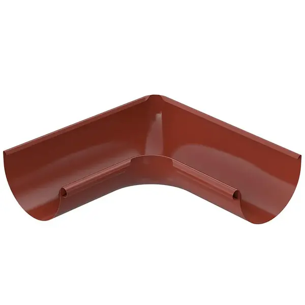 Roh pro okapový žlab vnitřní 64-366 ocel 150 mm Bryza cihlová RAL 8004