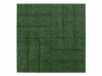Gumová dlaždice ASLON Design 50 x 50 cm, zelená