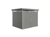 Domek na nářadí Biohort HIGHLINE H3, šedý křemen, jednokřídlé dveře BH88040